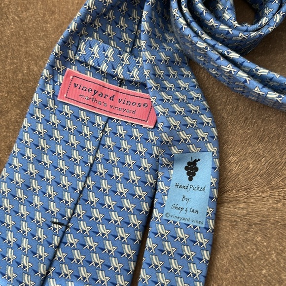 Vineyard Vines Beach Hair Lounger Tie Silk - Picture 3 of 5